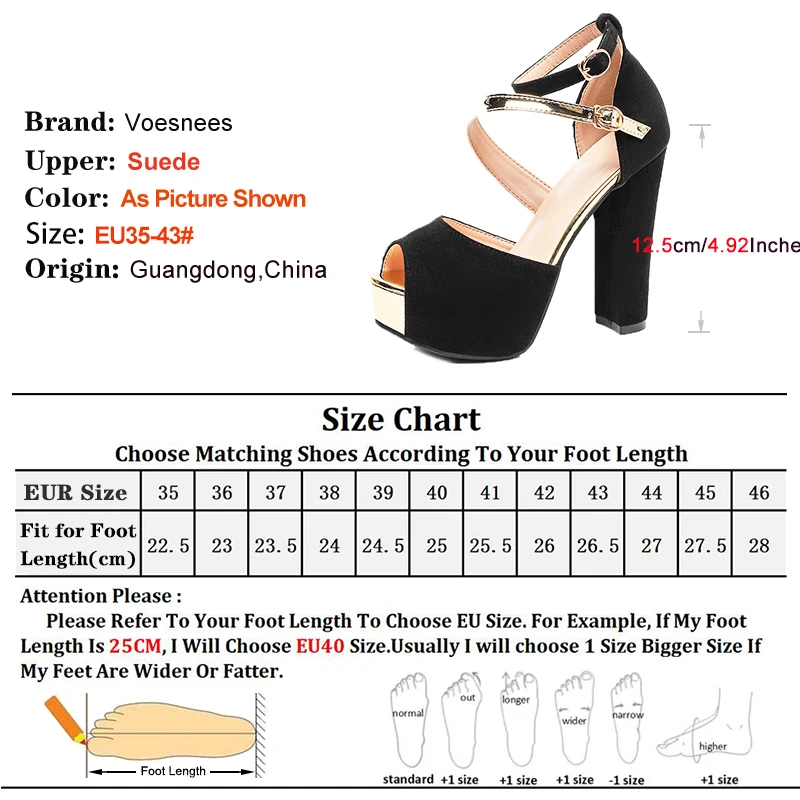 2025 جديد النمط الروماني اللمحة تو الصنادل 12.5 سنتيمتر سميكة عالية الكعب النساء الجلد المدبوغ أحذية الحفلات الكاحل مشبك الصيف منصة الصنادل السوداء #4