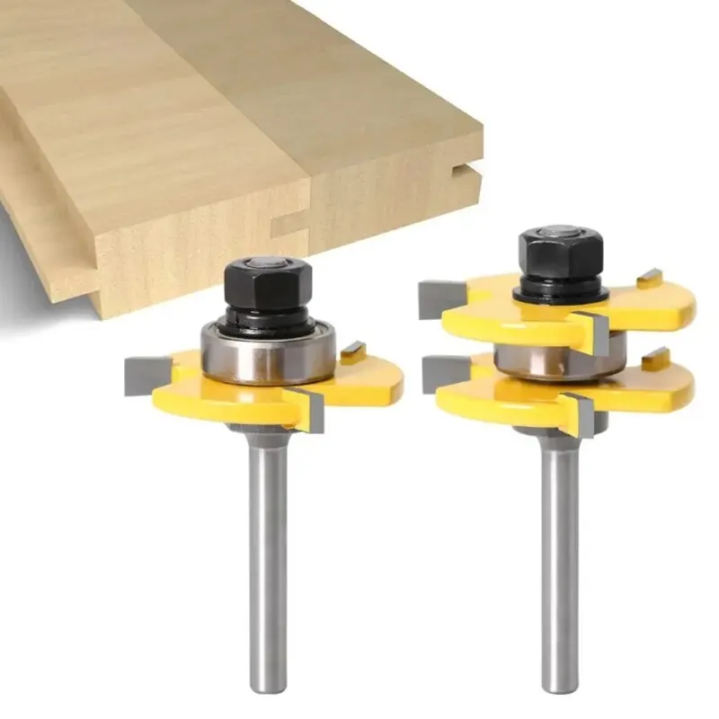 

Т-образный шип с 3 зубьями, квадратный зуб, нож для сращивания пола, ножи для резьбы, 2 шт., деревообрабатывающая фреза