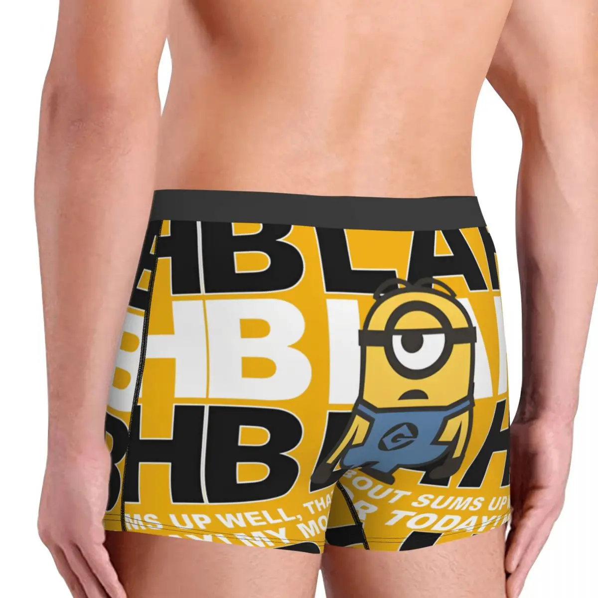 Despicable Me Minions Minions Underpants Cotton Panties Men\'s Underwear Comfortable Shorts Boxer Briefs