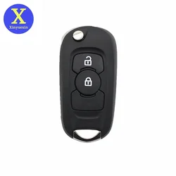 Xinyuexin 2/3 Buttons Flip Folding Remote Car Key Shell Case for Opel VAUXHALL ASTRA K Key 2015 -2017 Insignia 2016 - 2020