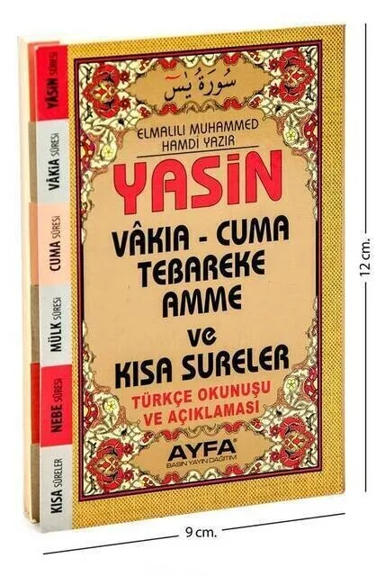 Yasin Book-Pocket Size-128 Pages - Fihristli - Ayfa Publishing House - Mevlut Gift