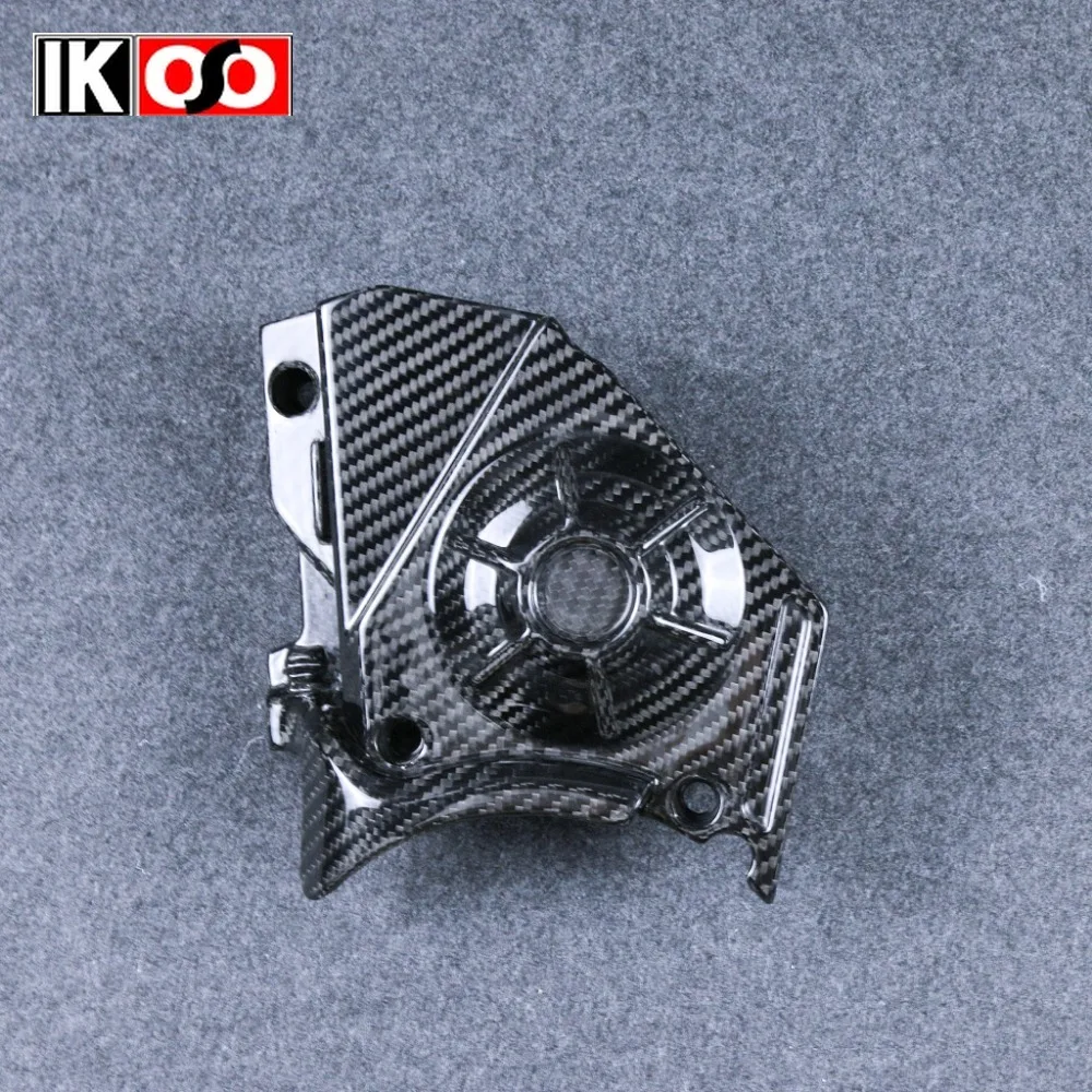 3K Full Carbon Fiber Motorcycle Sprocket Cover Protective Shell Fairings Kits for Aprilia RS660 2021-2022 Motorcycle Accessories