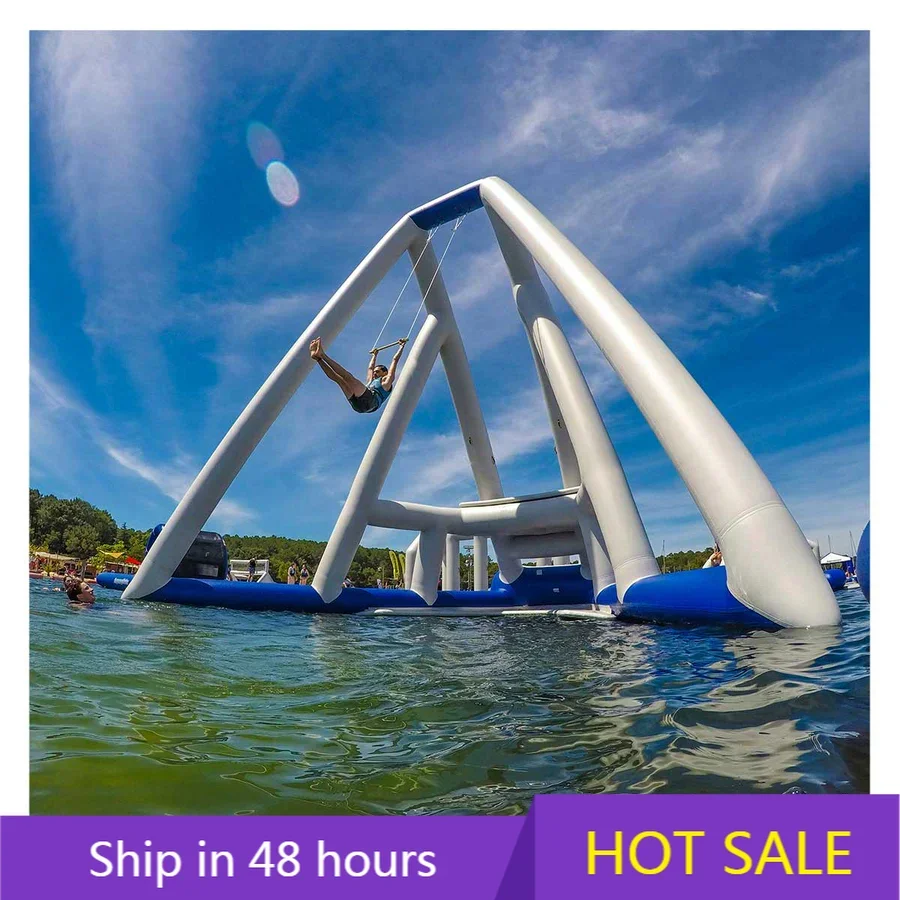 

YTYIN Hot Sale Super Fun Lake Water Game Air Tight Inflatable Water Swing Rocket Water Toy for Kids and Adults