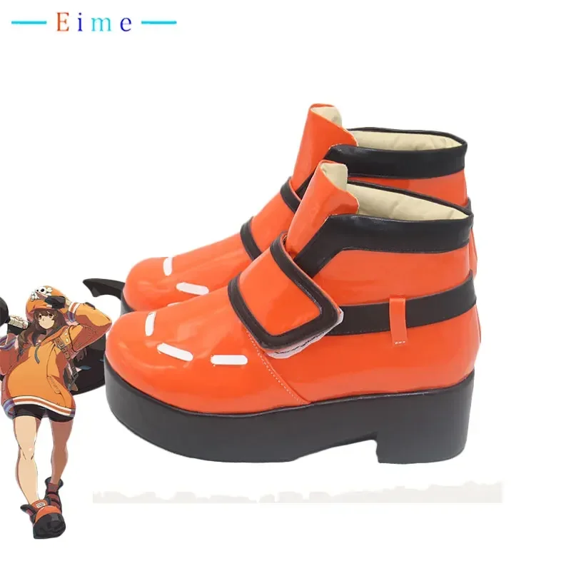 May Cosplay Shoes Game Guilty Gear Cosplay Props Halloween Carnival Boots PU Shoes Custom Made