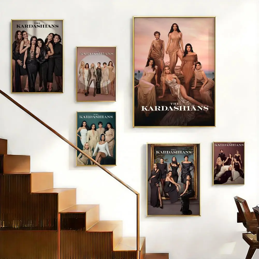 Trending TV Series The Kardashians Poster HD Self-Adhesive No Residue After Removal Ideal for All Kinds of Wall Decor
