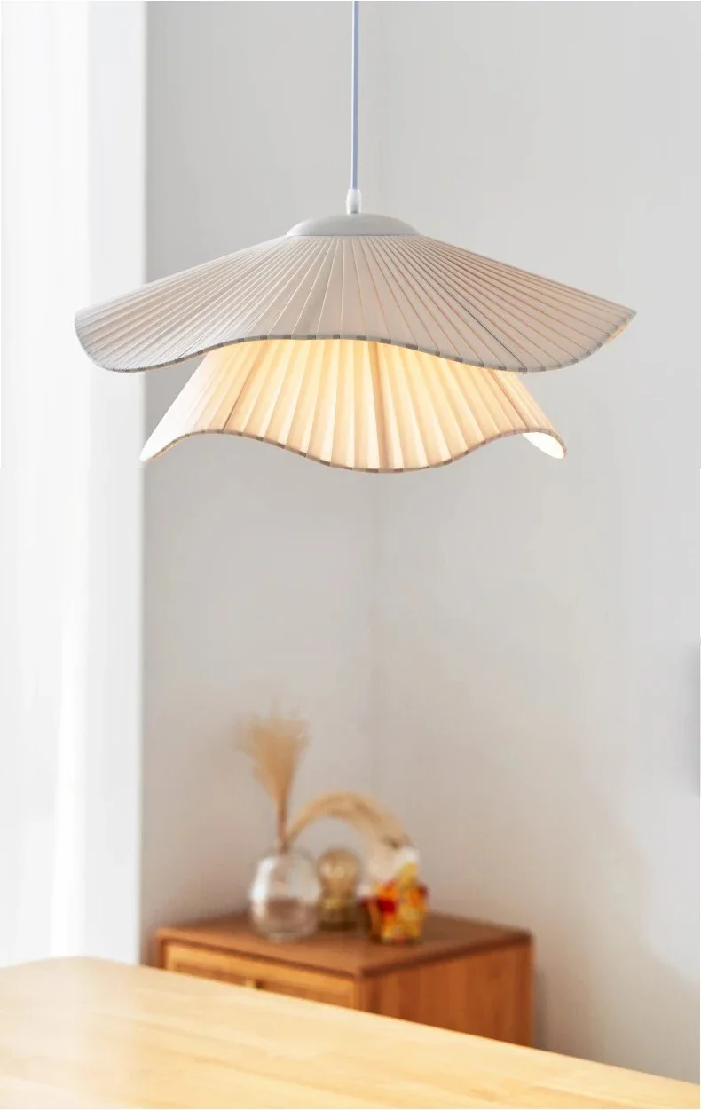 Minimalism Nordic Fabric Shades E27 Chandelier