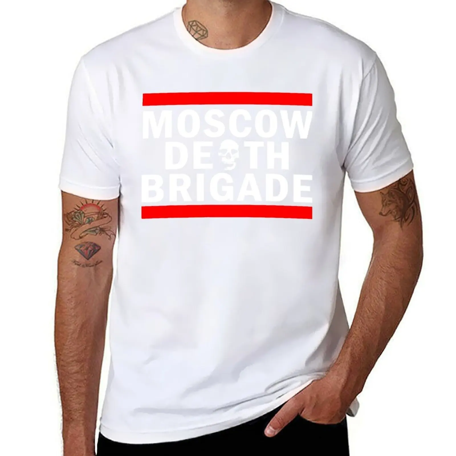 moscow-death-brigade T-Shirt t shirt man plain man tshirt T-Shirt