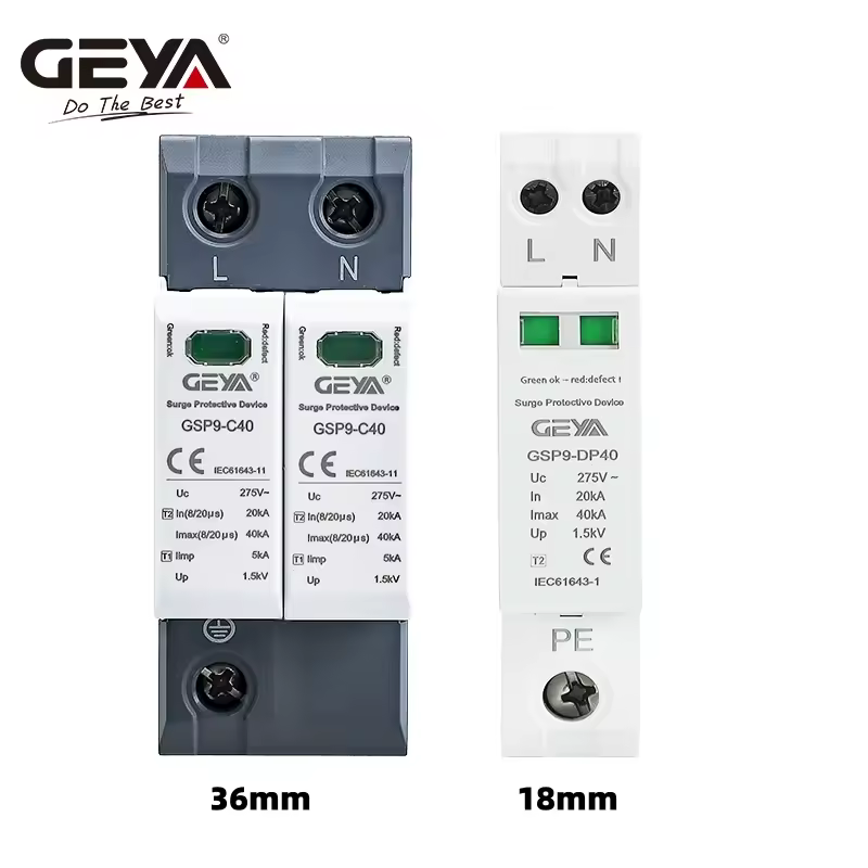 GEYA GSP9 1P+N 18mm SPD 20~40KA 
