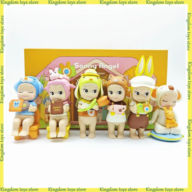 

Sonny Angel Hippers Blind Box Enjoy Moment Series Surprised Box Cute Statue Ornament Doll Children Christma Birthday Gift Toys