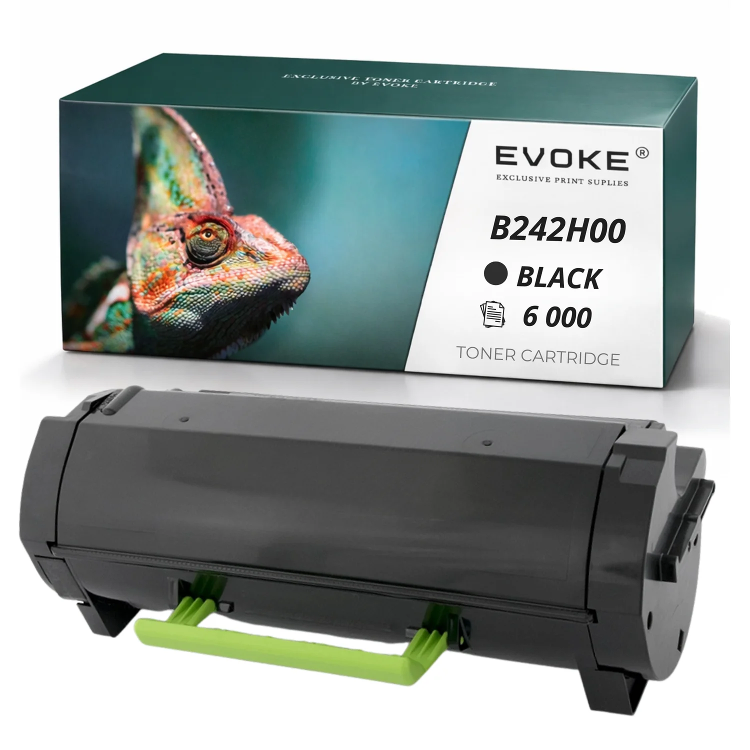 Evoke compatibele toner voor Lexmark B242H00 Lmb242H00 Zwart 6000 pagina's B2338Dw B2442Dw B2546Dw B2650Dw Mb2338Ad
