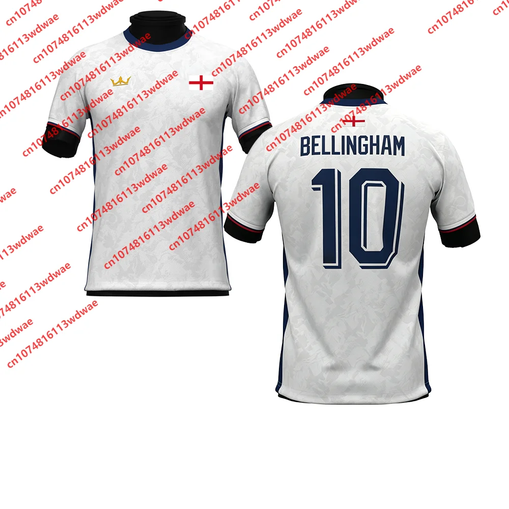 Image of England-Style Fußballtrikot Schnelltrocknend Bellingham 10 Trikot Outdoor-Fußballtrikot Kane 9 Sonderedition Kinder-T-Shirt