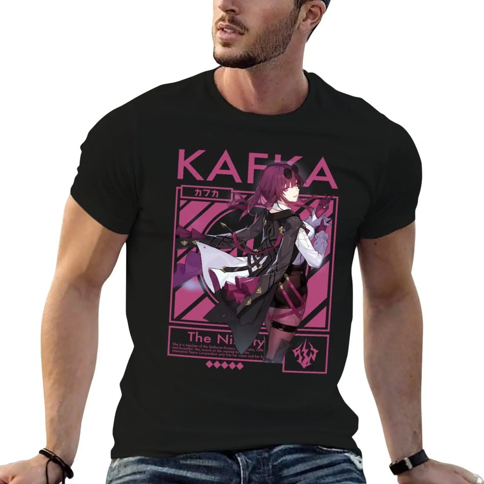 

HONKAI STAR RAIL KAFKA T-Shirt man t shirts for men t shirts designer T-Shirt