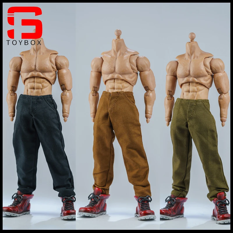 1/12 مقياس سراويل تقليدية فضفاضة الملابس نموذج صالح 6 بوصة NW رومانية النمل الذكور الجندي عمل الشكل دمى الجسم #1