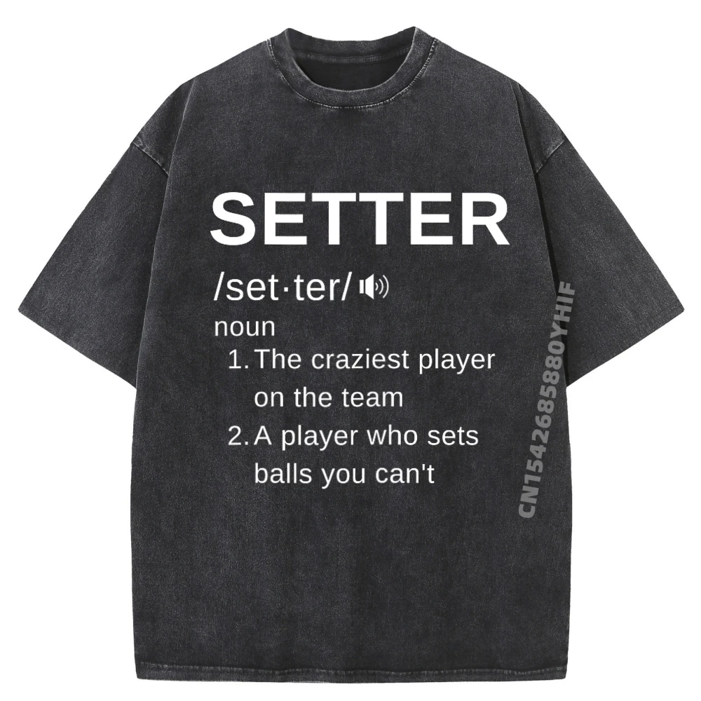 

Mens Printed Tees Fresh Volleyball Teesfunny Teen Girls Volleyball Setter Graphic Tshirt Men Streetwear Washed Clothes