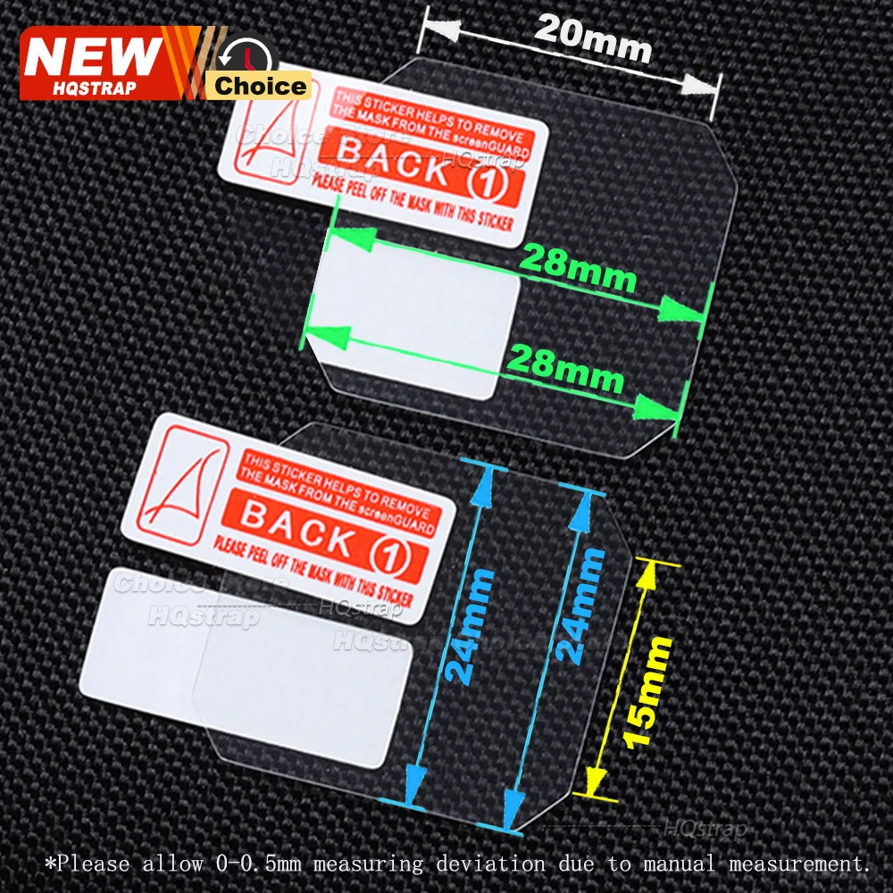 2pcs Watch Screen Protectors for Casio DW5600 Sport Watch Clear Anti-Scratch Soft Film Watches Accessories image 4