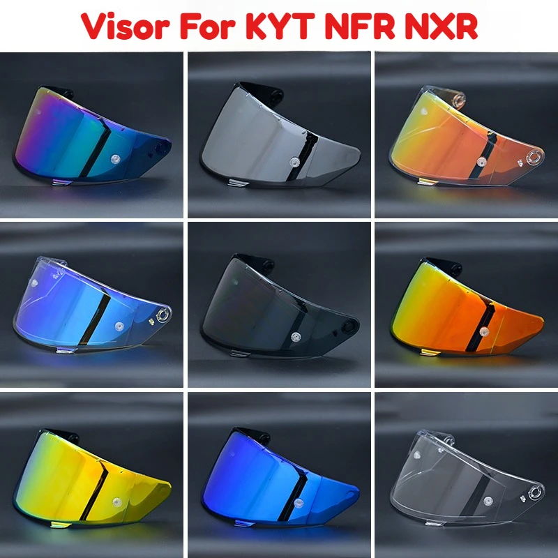 

Визор для шлема KYT NFR NXR GP, полнолицевой, с защитой от УФ-излучения и царапин, аксессуары для мотоциклов NXR NFR
