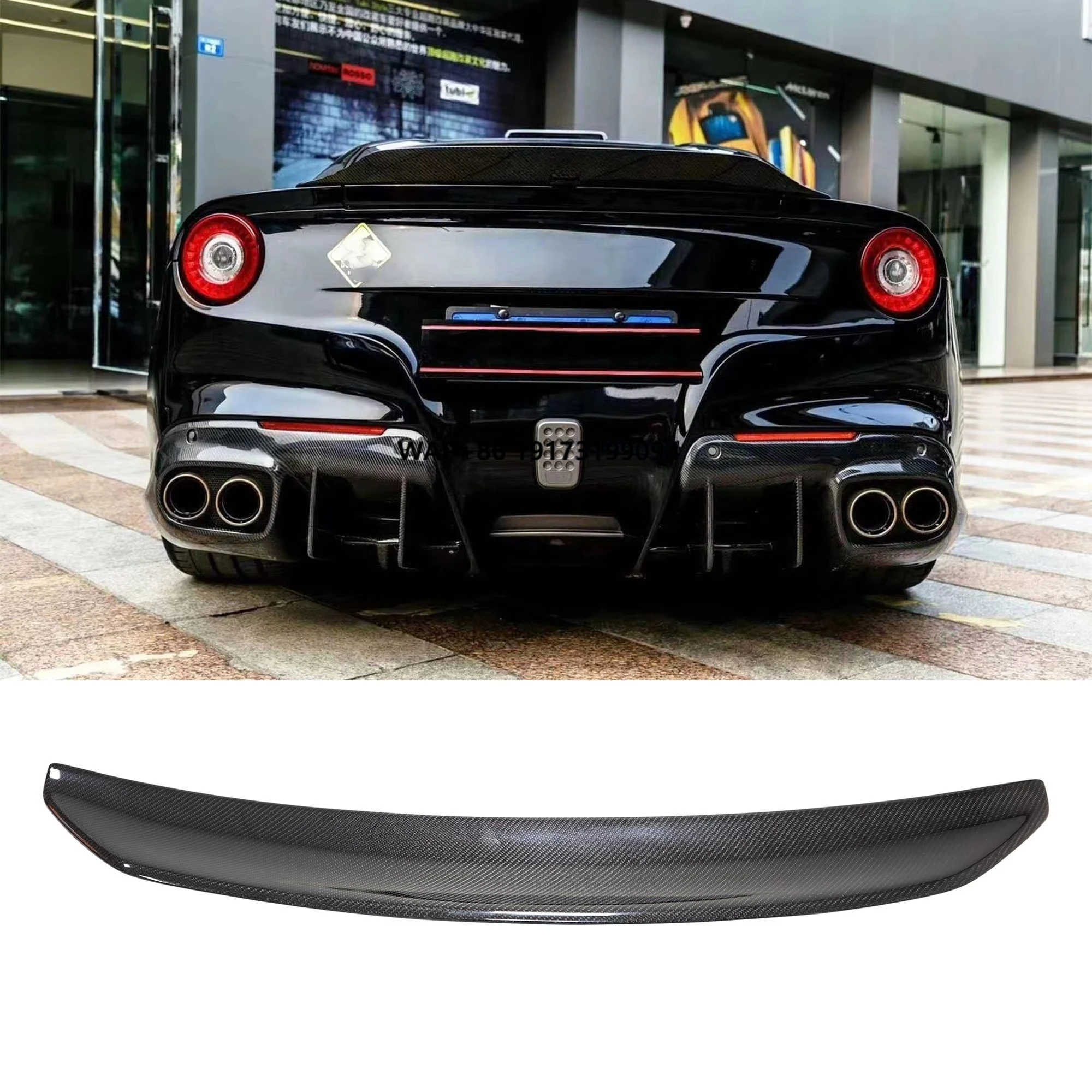 

Automotive Parts Dm Style Carbon Fiber Rear Spoiler for F12 High Quality