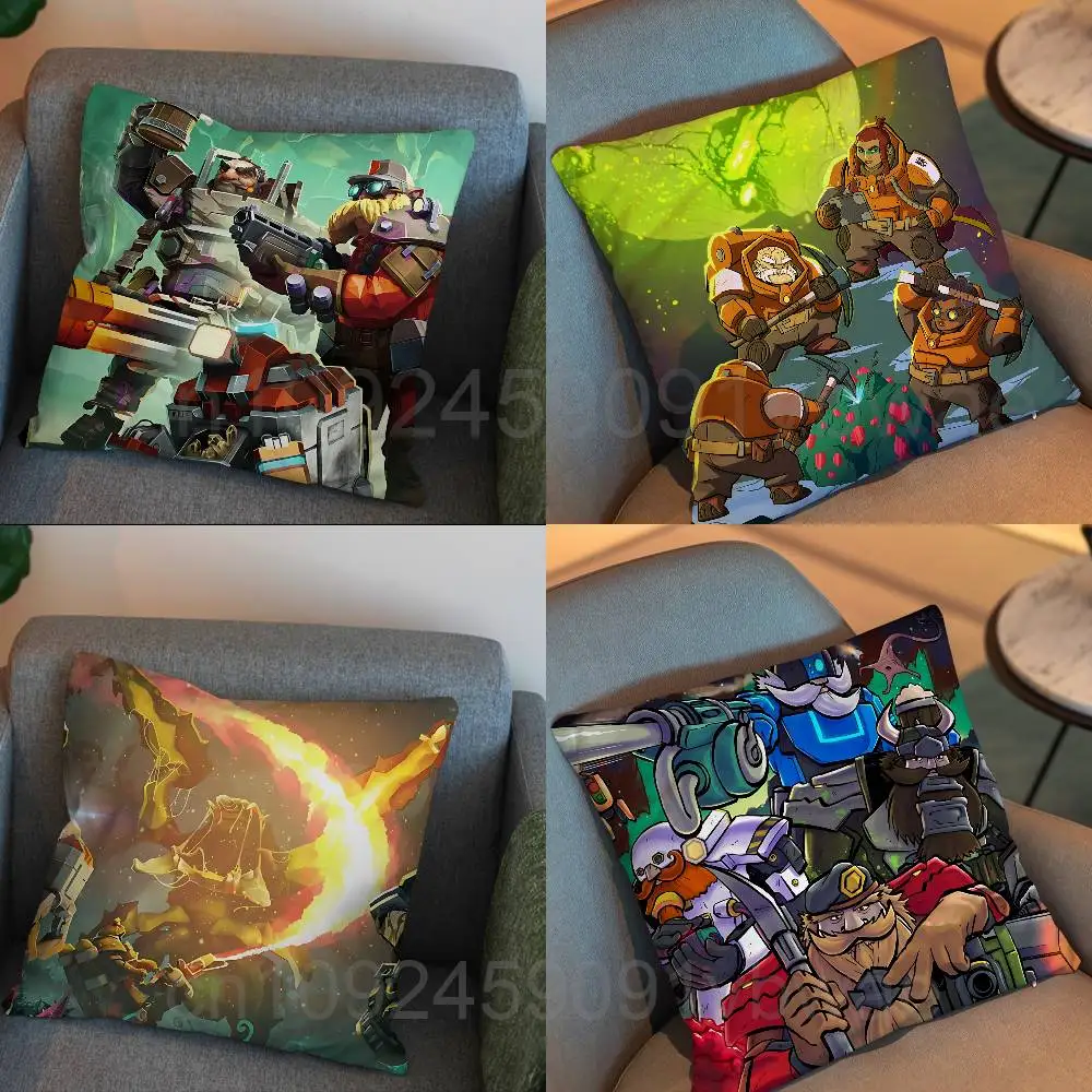

Hoxxes IV Deep Rock Galactic Pillow Case Office Cushions Suitable For Sofa Car Bedroom Decorative Cushion Cover