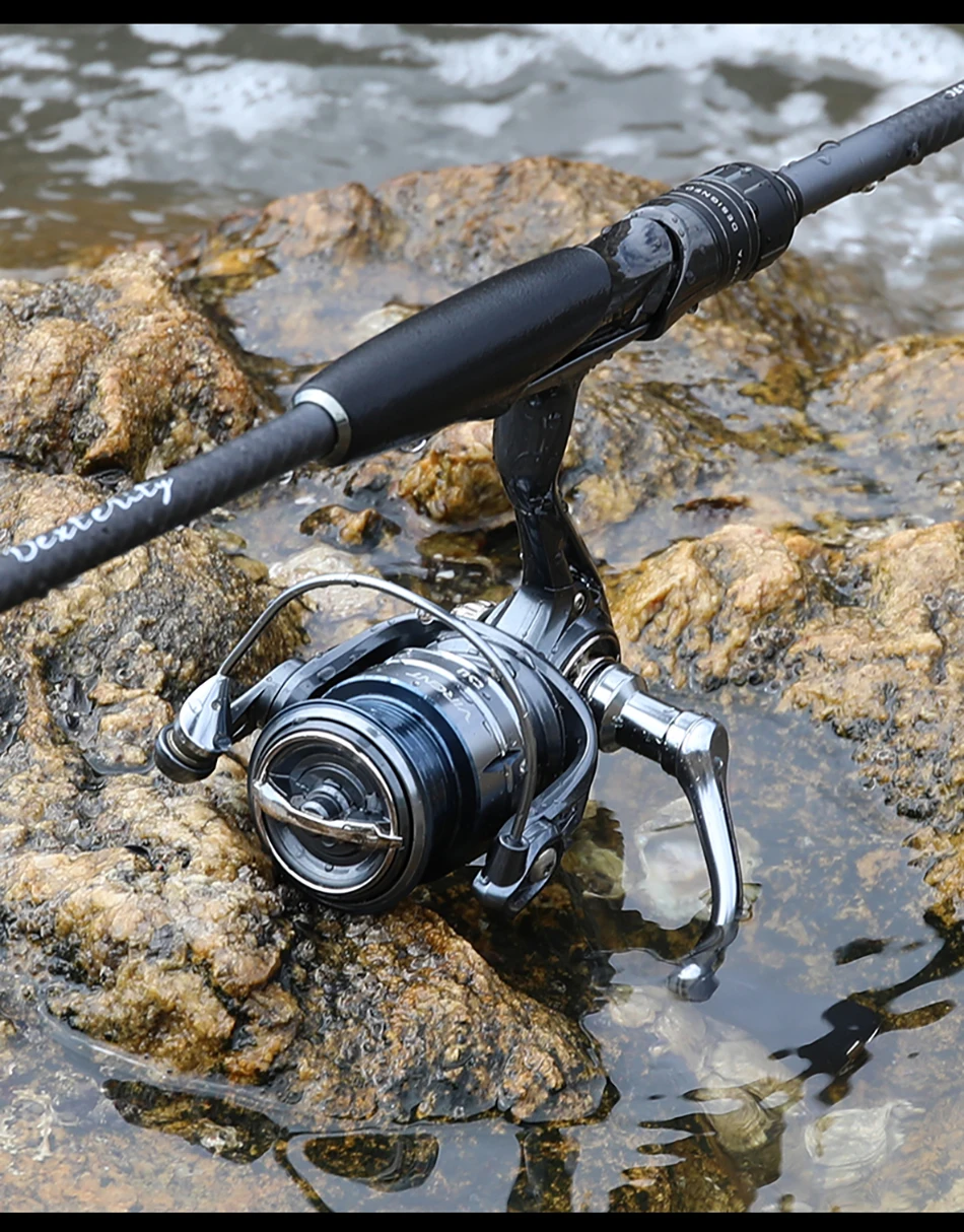 TSURINOYA Spinnrolle VIRENT 1000S C2000S 2500S 3000 Sanftes, weites Wurfverhältnis 5.2:1 Vielseitige Süßwasser-Barsch- und Forellenrolle – Detail 16