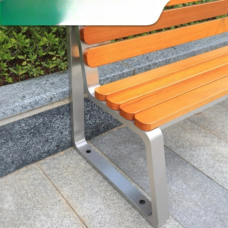 Anpassbarer doppelter langer Stuhl mit Park-Rückenlehne