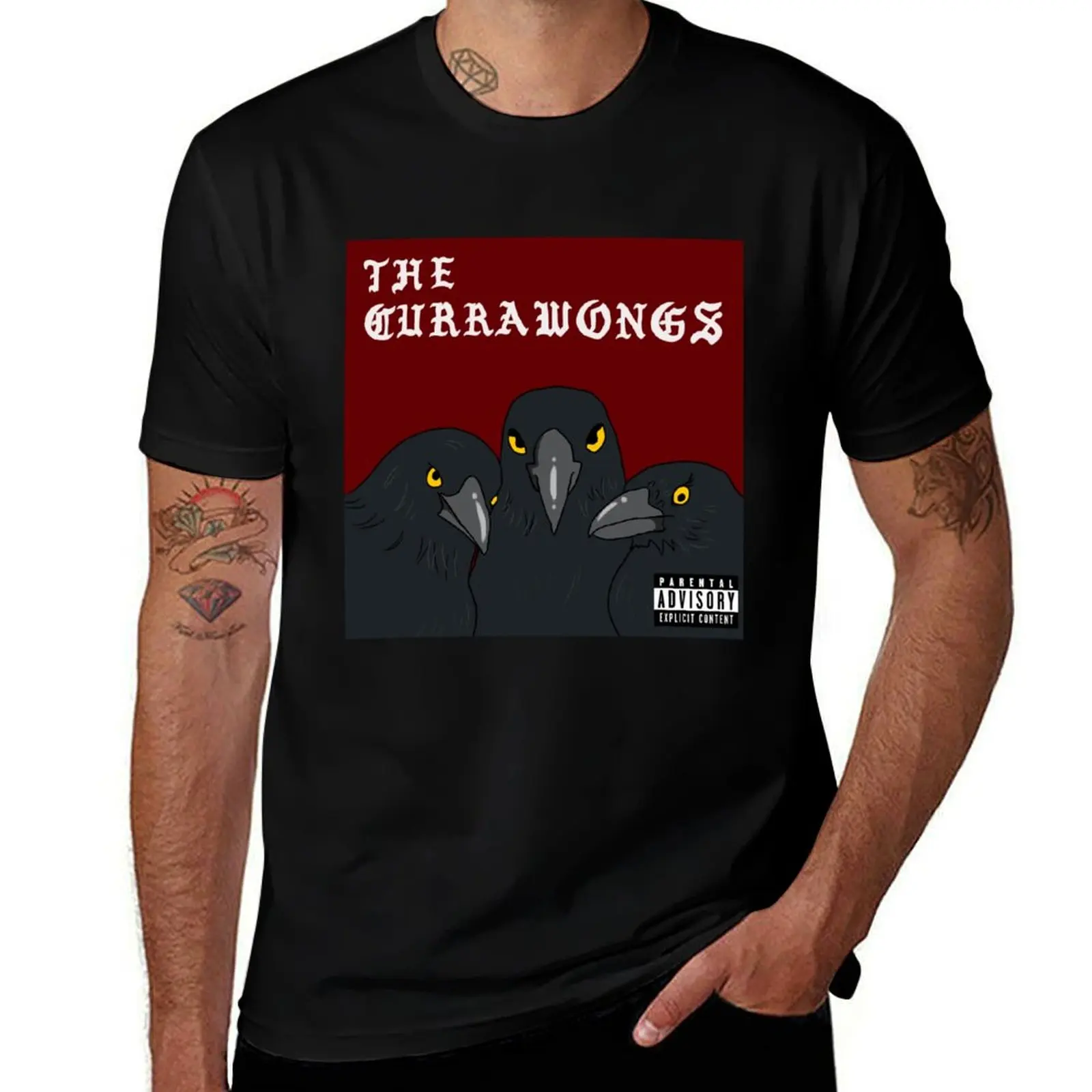 The Currawongs T-Shirt man t shirts for men man t shirt designer cotton t shirts high quality T-shirt
