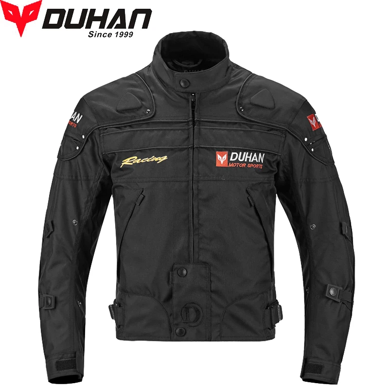 Autumn Men\'s Motorcycle Jacket DUHAN Windproof 600D Oxford Motorcyclist Motocross Biker Jackets Moto Equipment with warm linging