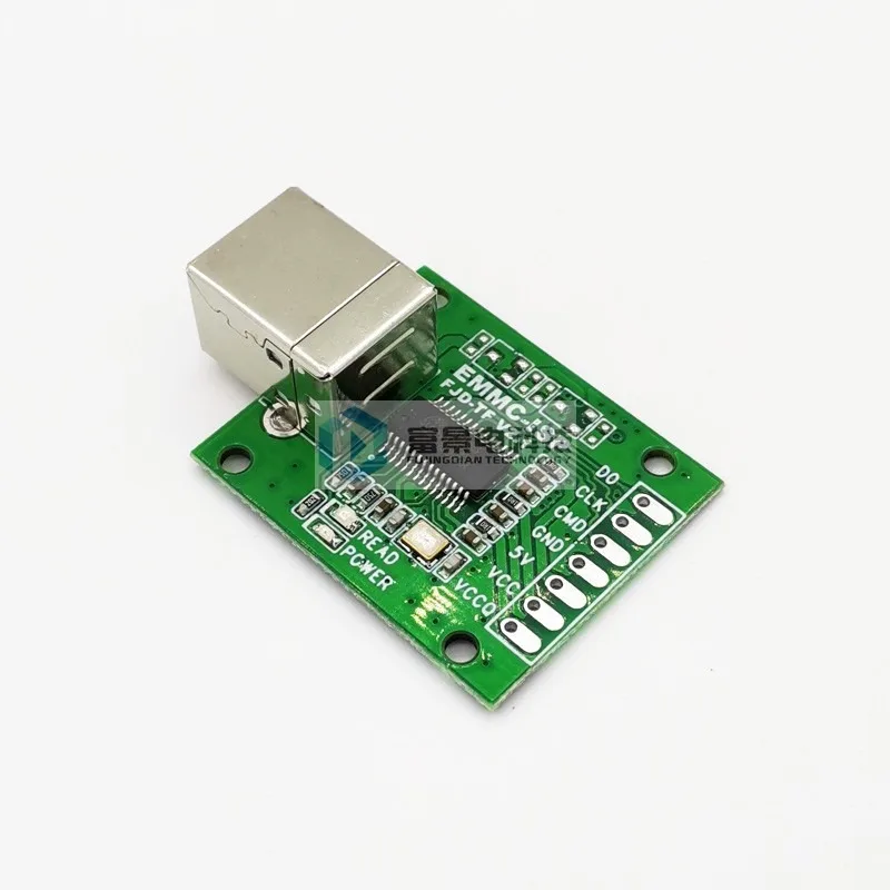 AU6438BS Chip 3 Line EMMC-ISP High-speed Fly Wire Tool USB-B Type Computer Communication
