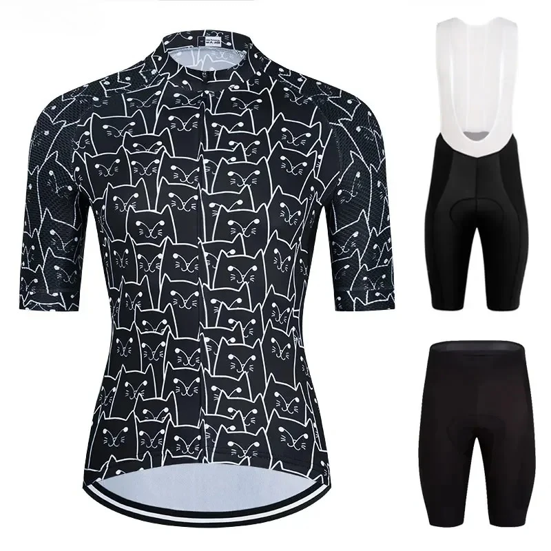 

2025 Cartoon Cycling Jersey Sets Ropa Ciclismo Road Bike Clothing Pro Team Bicycle Wear Shirts MTB Cycling Clothes