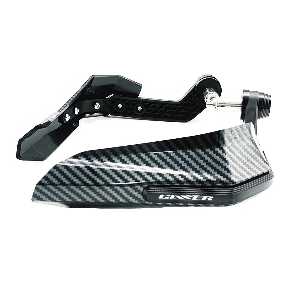 For SUZUKI GIXXER SF 150 250 250SF 150SF 2021 Carbon fiber pattern Handle bar Grips End Brake Clutch Lever Protection Windproof