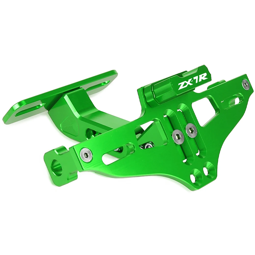 

For KAWASAKI ZX7R ZX 7R 1989-2003 Motorcycle Rear License Plate Holder Licence Bracket with Light Tail Tidy Fender Eliminator