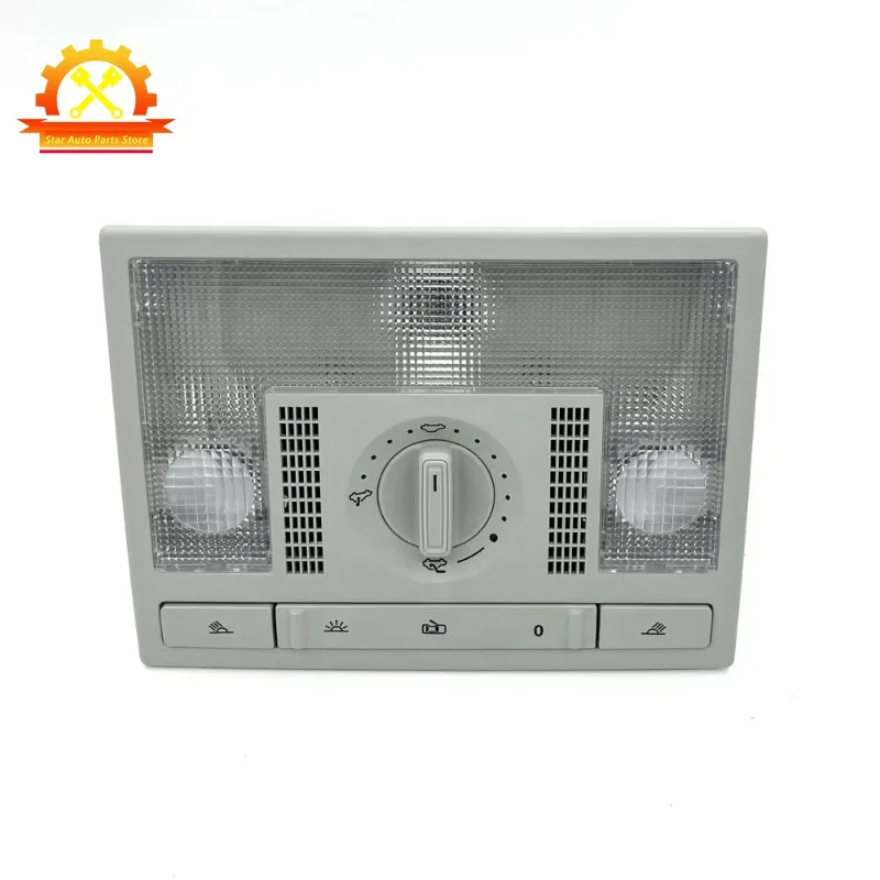 

6Q0959613 6Q0-959-613 6Q0959613AY20 6Q094729 Gray / Beige / Ambient Interior Dome LED Read Light Reading Lamp For VW Polo4 9N