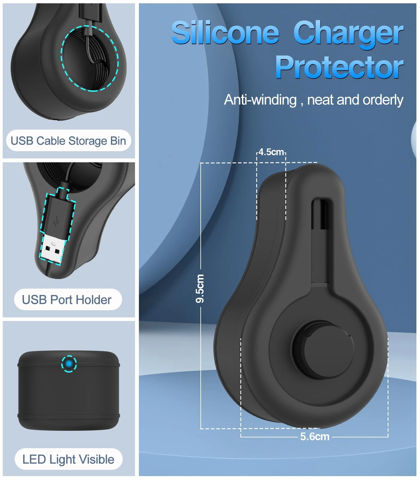 Funda protectora con soporte de carga de anillo inteligente, almacenamiento y antideslizante de silicona para Oura Ring3 6/7/8/9/10/11/12/13