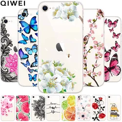 For iPhone SE 2020 Case Clear TPU Silicone Funda Capa for iPhone SE 2016 5 5S Soft Cover for iPhoneSE 2022 Transparent Coque bag