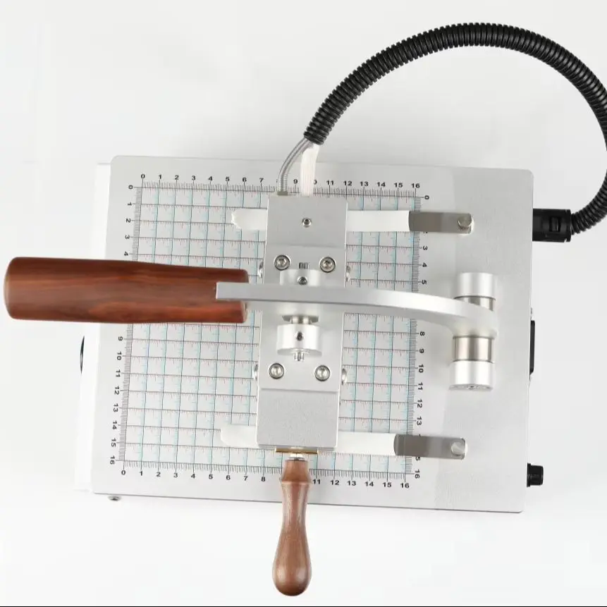 Heat Pressing Machine for Wood PVC Paper - Custom Logo Stamp Or Number Letter Hot Foil Stamping Machine for Leather Embossed