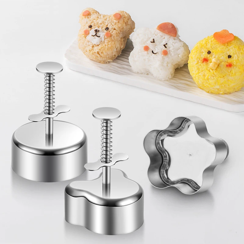 Stainless Steel Sushi Rice Ball Mold Set 2