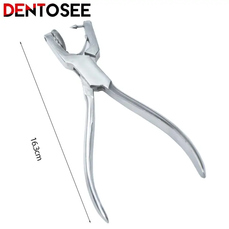 

Dental Dam Hole Punch Pliers for Dentist Clinic Perforator Rubber Orthodontic Tools Dam Clips Pliers