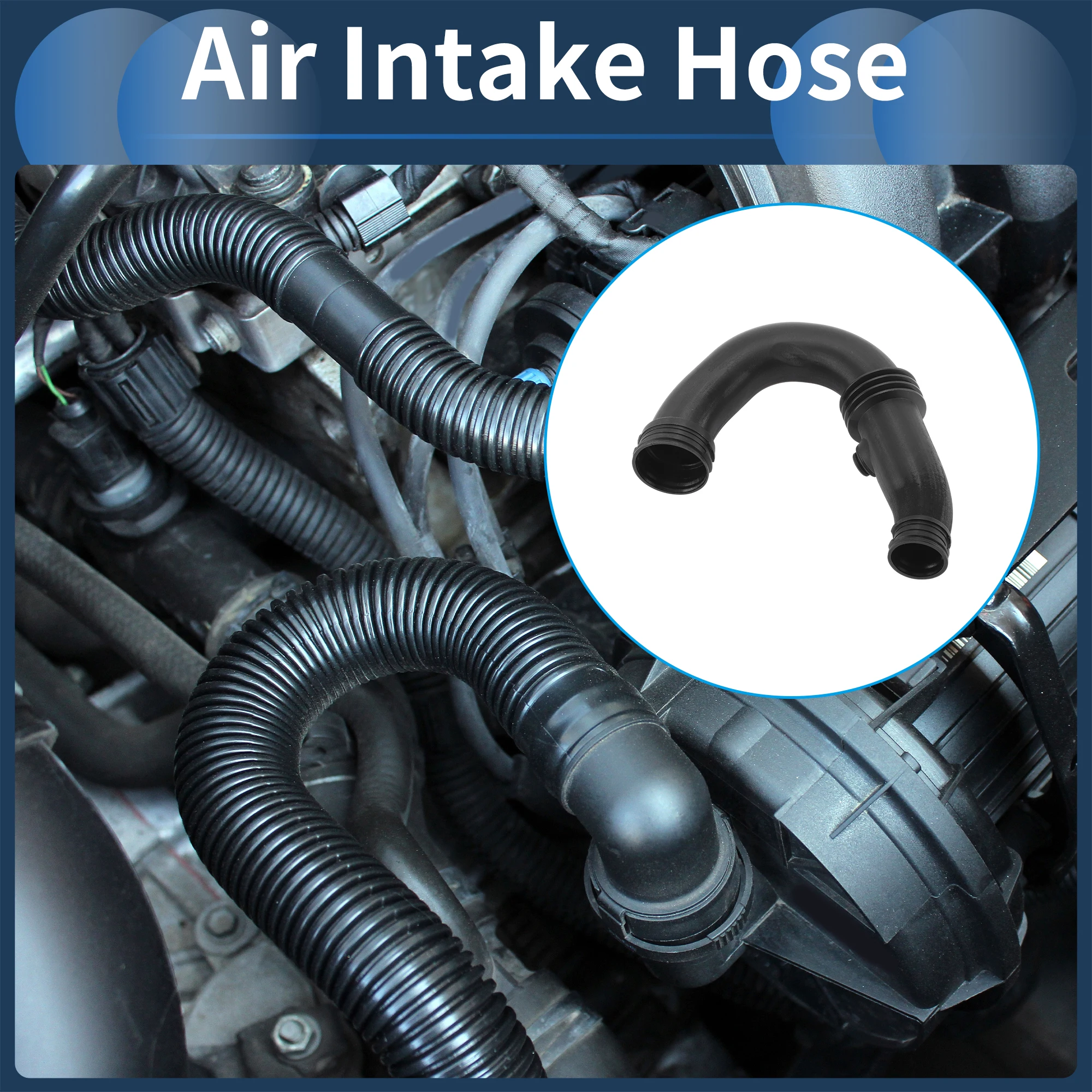 

Шланг воздухозаборника двигателя UXCELL для впускного шланга воздухоочистителя Renault Clio II No 8200143788