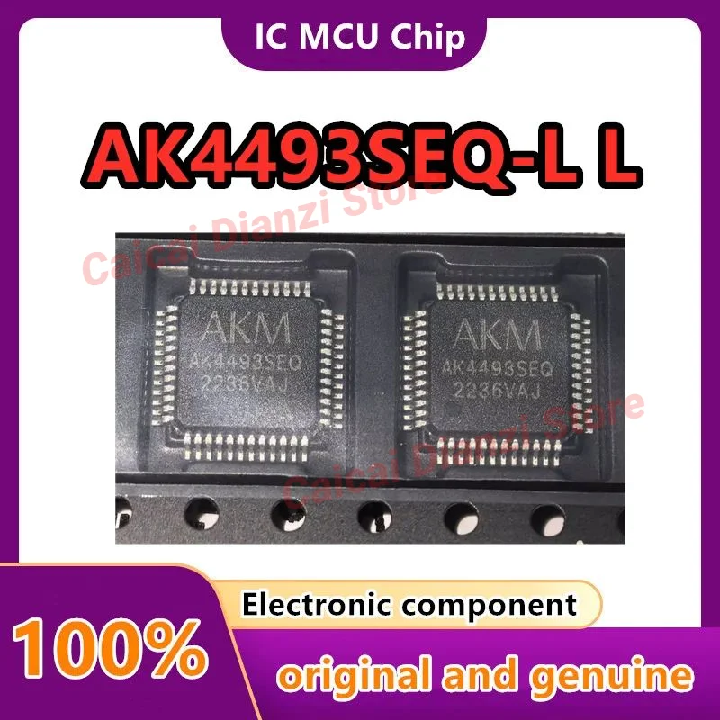 AK4493 AK4493SEQ AK4493SEQ-L LQFP48 2-channel 123db 1pcs/lot