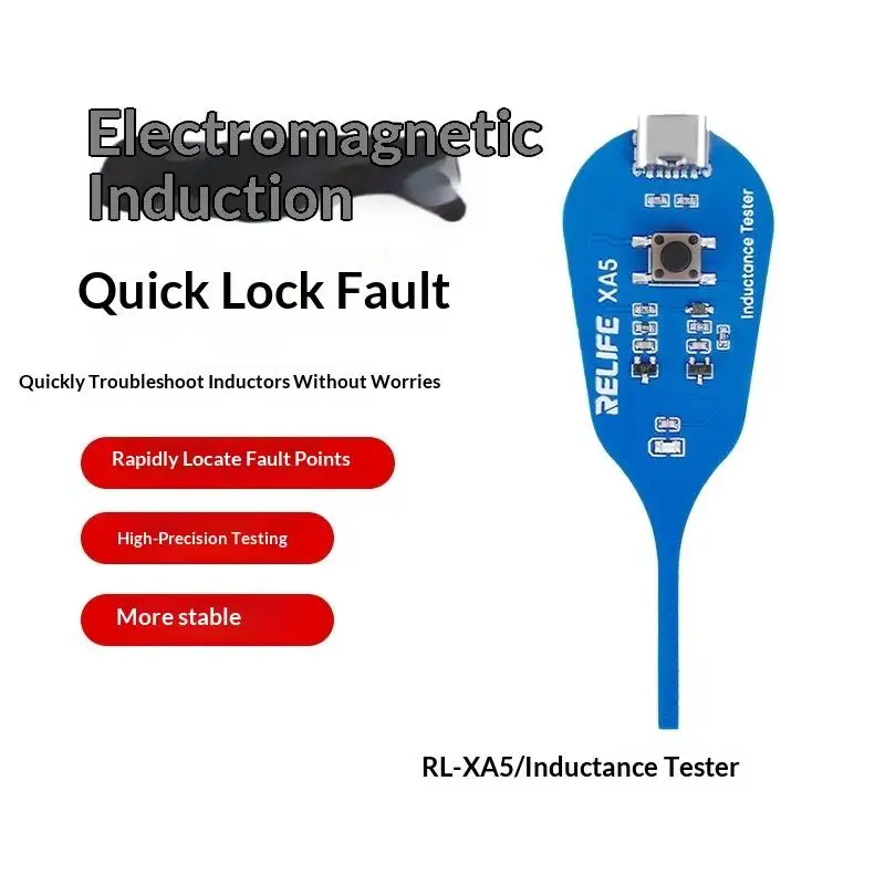 XA5 Inductance Tester Electromagnetic Induction High Precision Detection Easy Operation Strong Stability Rapid Fault Lock Type-c