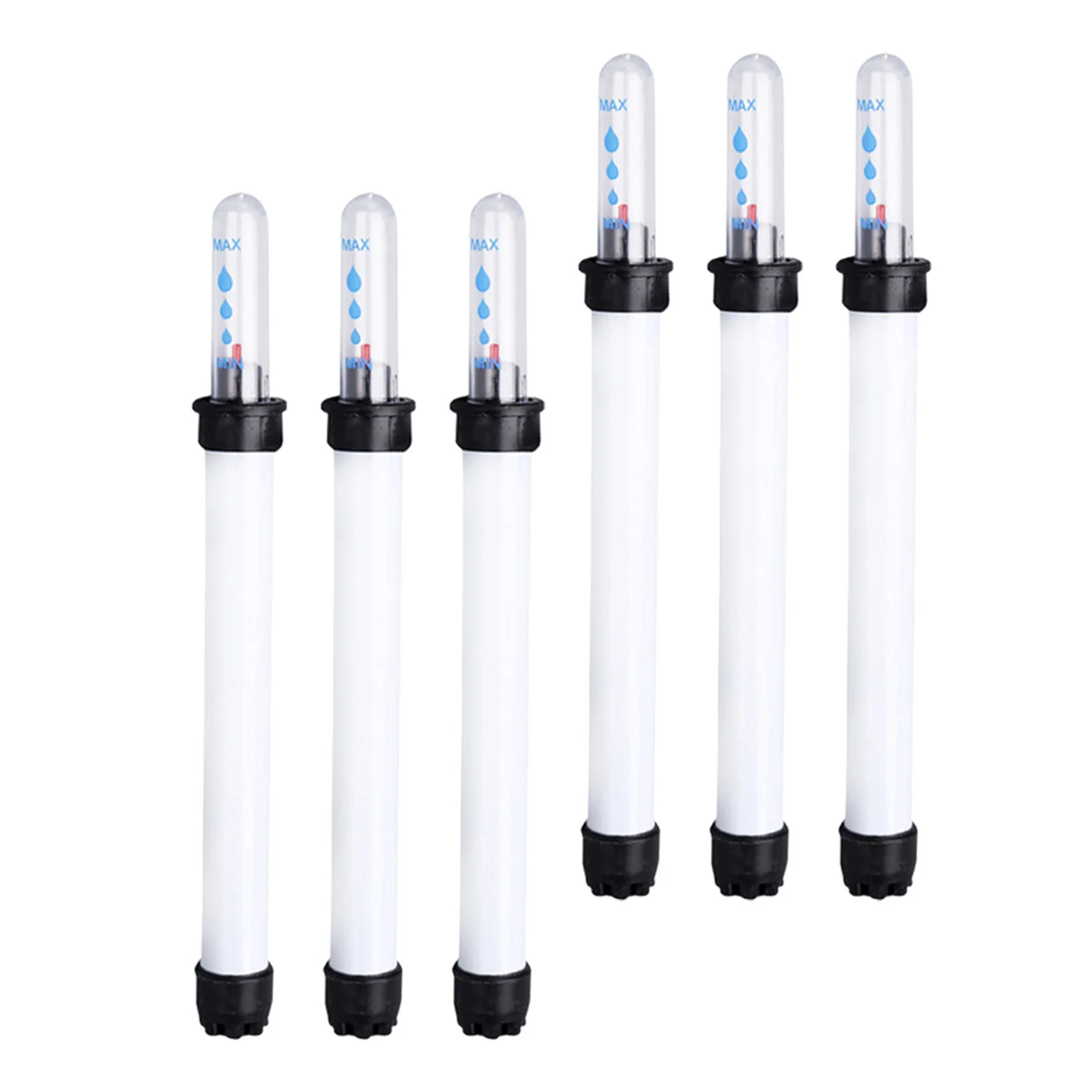 

6Pcs Flowerpot Water Level Indicator Simple Design Water Gauge for Planters Garden Containers Watering Reminder Tool