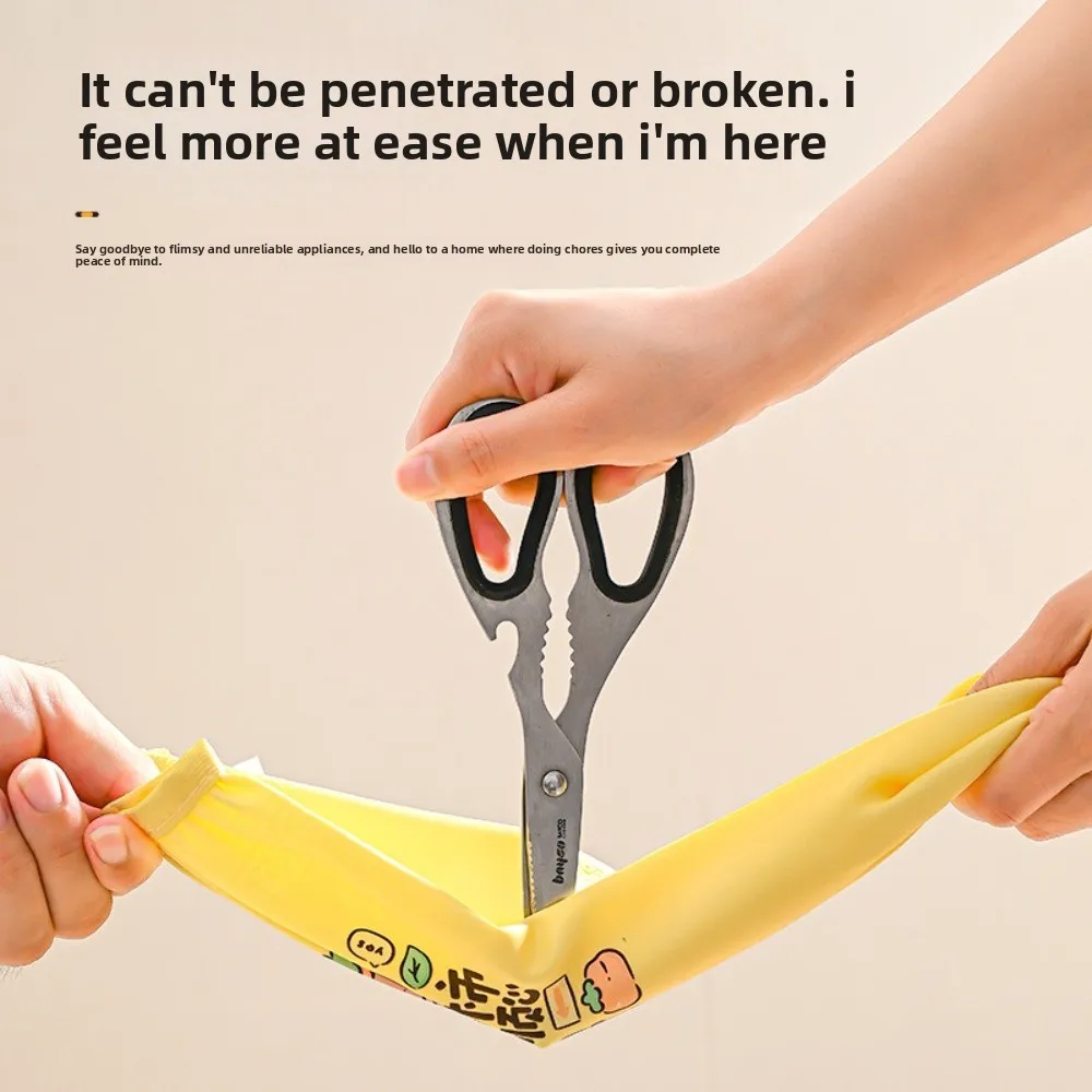 

2 пары противоскользящих зимних перчаток для чистки, водонепроницаемые удлиненные перчатки для мытья посуды, утолщенные удобные кухонные перчатки для мытья автомобиля