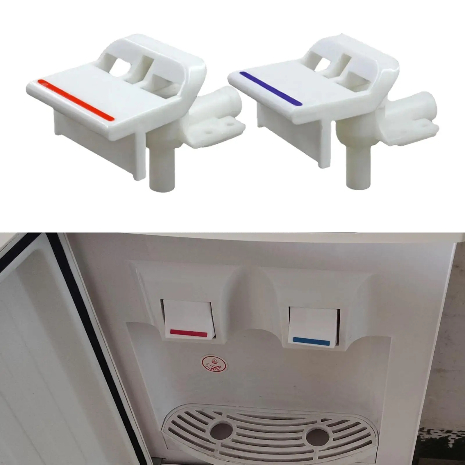 2 peças dispensador de água torneira dispensador de bebida torneira quente e fria acessórios fácil instalar imprensa torneira para barril de bebida