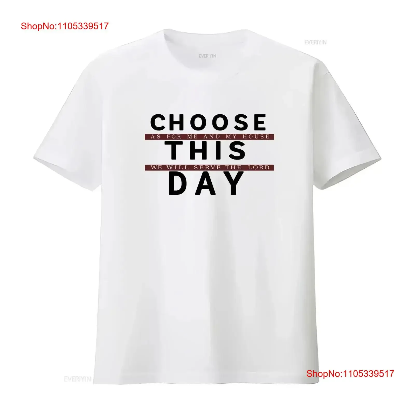 Vintage Joshua 24 15 Religious T Shirt Choose This Day Jesus Men s 2XL Washed Comfortable Casual Stretched homme vintage
