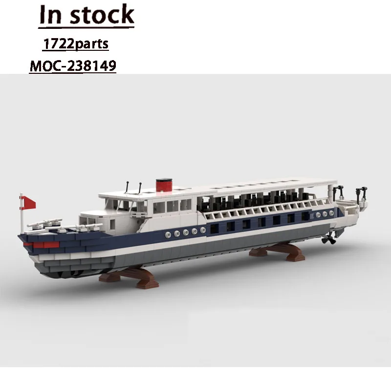 MOC-238149 الإبحار المحيط البضائع كروز السفينة بنة نموذج 1722 قطع الكبار الأولاد عيد ميلاد بناء الالعاب العملاقة هدية #2