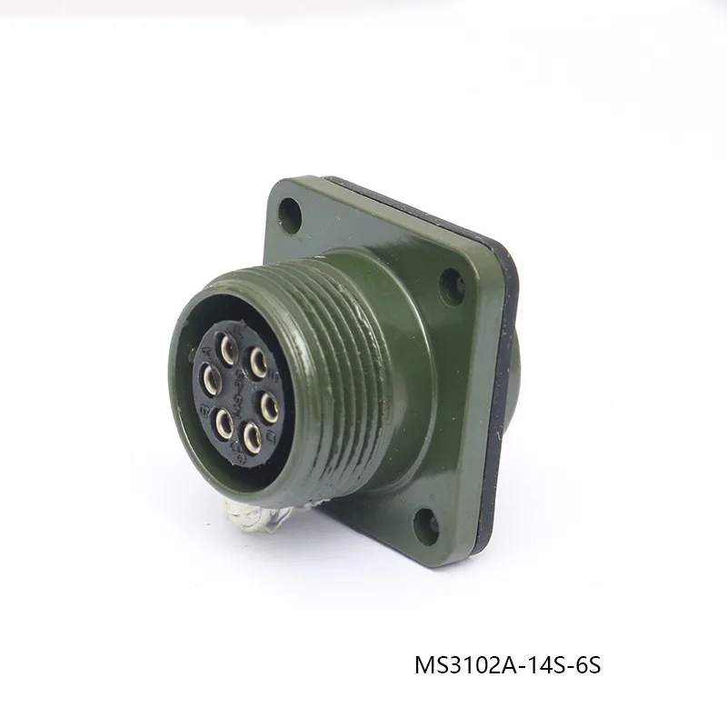 14S-6S 14S-6P Aviation Plug Servo Motor Connector MS3108A MS3106A MS3102A MS5015 4 Pin Core MS3100A MS3101A 14-6S 14-6P 14-6