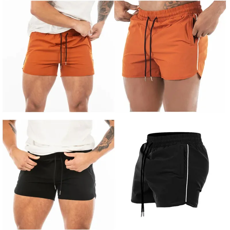 2024 Summer New Man quick-dry Sports close-fitting Shorts Men\'s Elastic Fitness Muscle jogging Fitness Training Fashion shorts