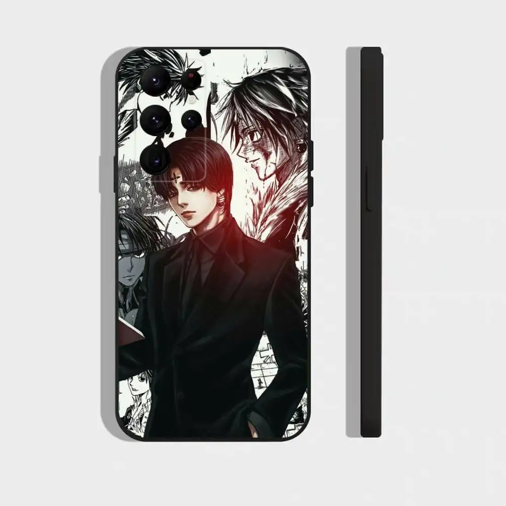 Casing Ponsel Kartun K-Kuroro L-Lucilfer untuk Samsung Galaxy A73,A72,A71,A70,A52,A51 Penutup Hitam Lembut Lainnya