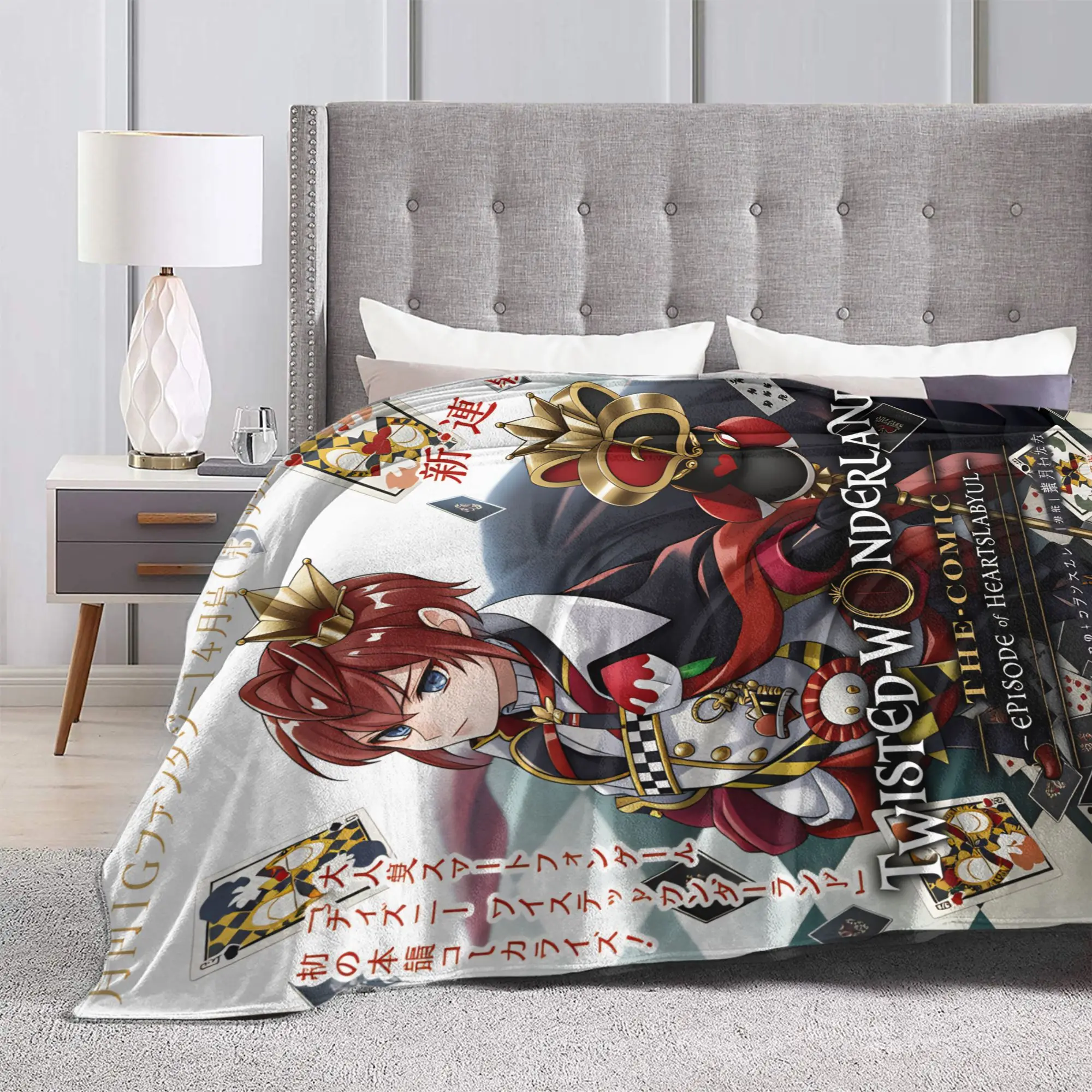 سوبر بطانية دافئة السفر الفراش رمي الملتوية-بلاد العجائب الرسوم المتحركة الفانيلا المفرش للمنزل ديكور الجدة غطاء سرير أريكة