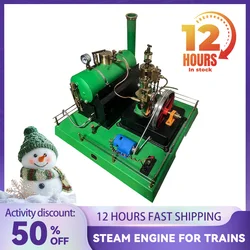 New Train Steam Engine Model All Metal High Quality Can Start High Power Science Laboratory Collection Gift