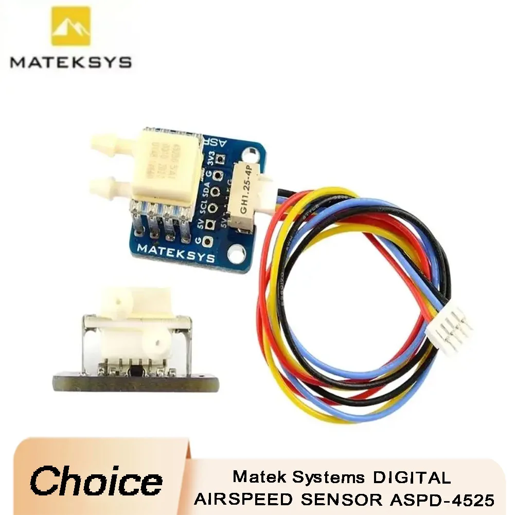 

Matek ASPD — 4525, аналоговый датчик воздушной скорости для гоночных дронов RC FPV, совместимый с сборками F405/F722/F411/WING F
